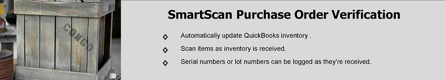 quickbooks purchase order verification